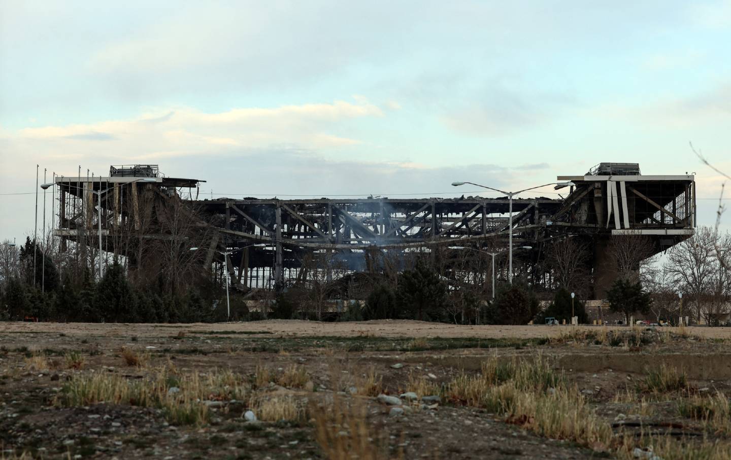 A US-Israeli strike hit Tehran's Azadi Sport Complex on March 5, 2026.