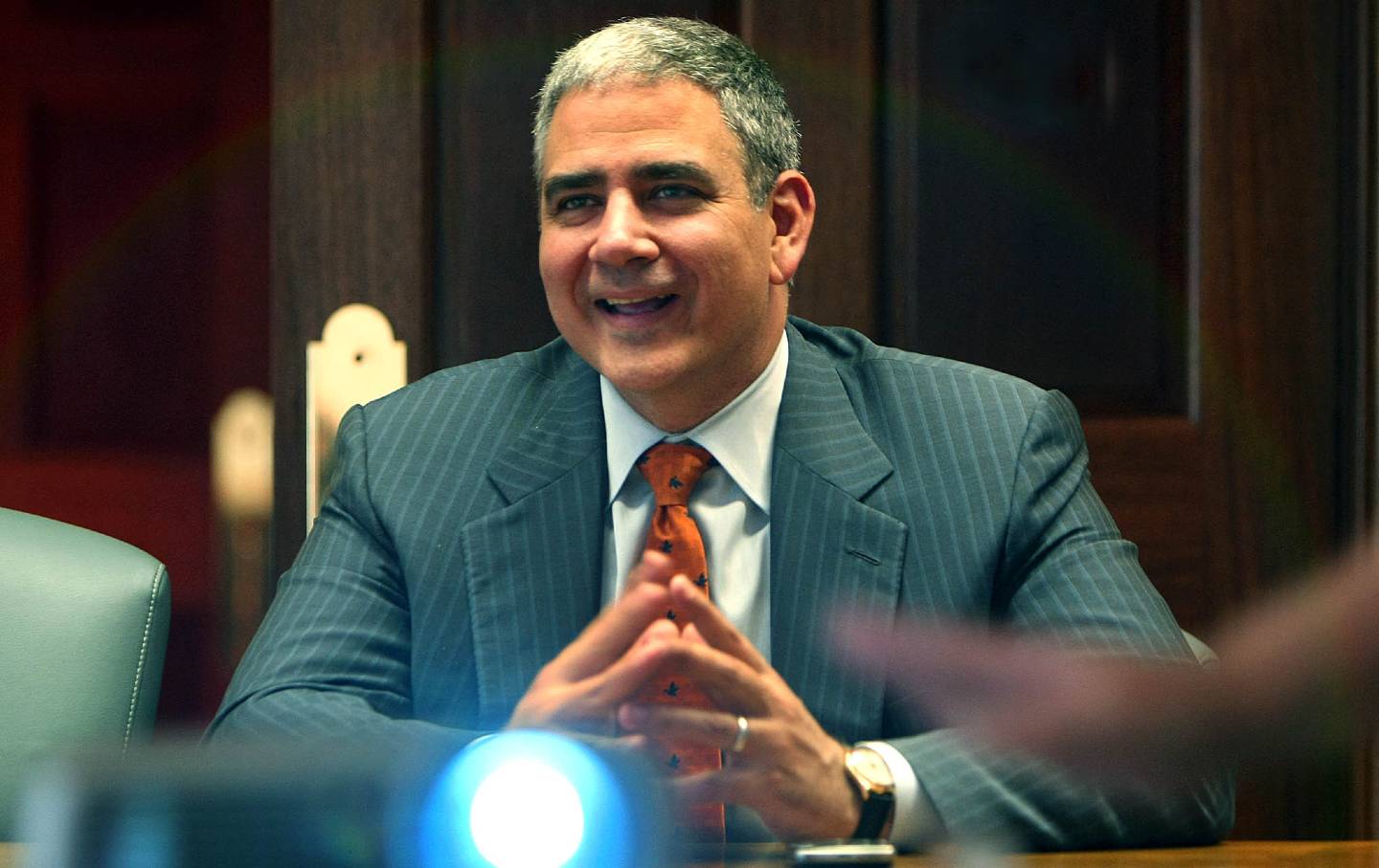 Caritas Christi CEO Ralph de la Torre at Norwood Hospital.