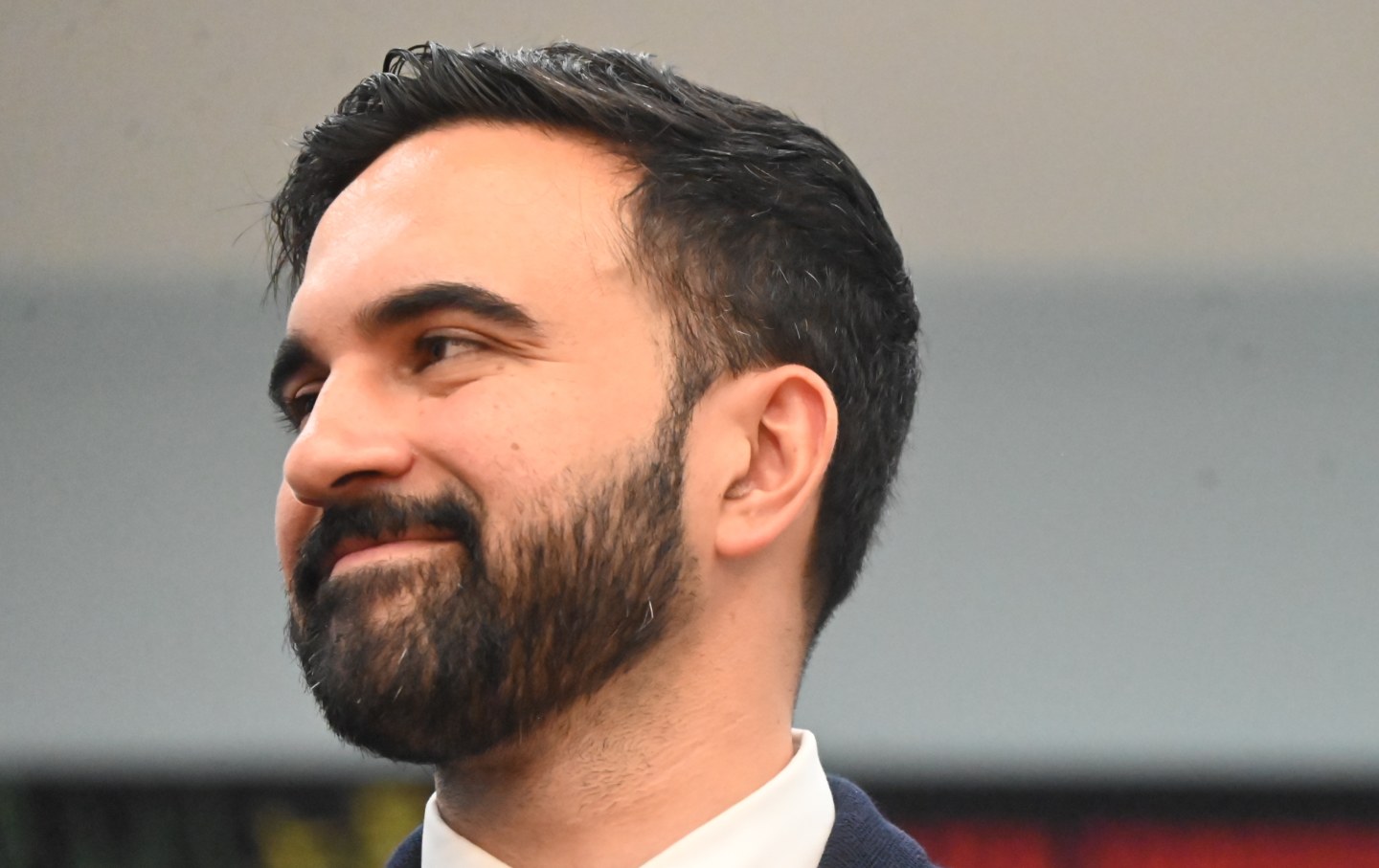 Zohran Mamdani, the Democratic nominee for New York City mayor attends a primary victory celebration with leaders and members of the city's labor unions, including the Hotel and Gaming Trades Council, 32BJ SEIU, New York State Nurses Association, and NY City Central Labor Council in Manhattan, New York, United States on July 2, 2025.