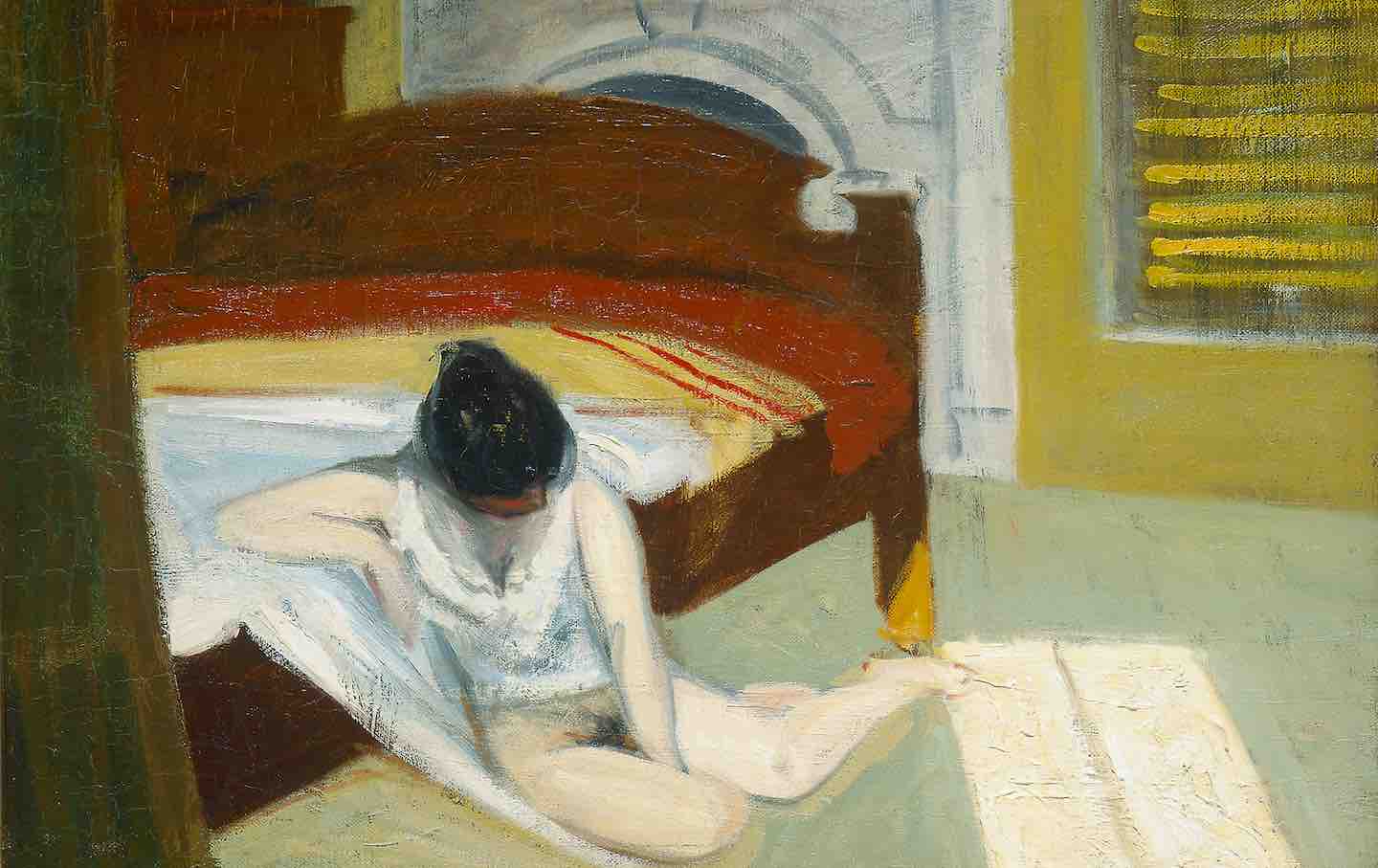 “Summer Interior” by Edward Hopper, 1909. Located at the Whitney Museum of American Art.