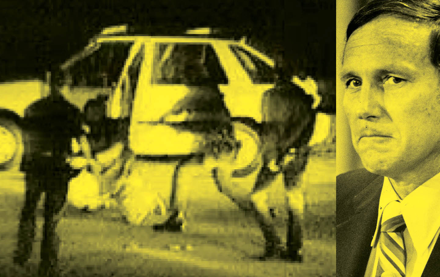 A still from the video of the 1992 police beating of Rodney King. LAPD chief Daryl Gates defended the department’s racist police regime until he was forced out in the wake of King’s beating.