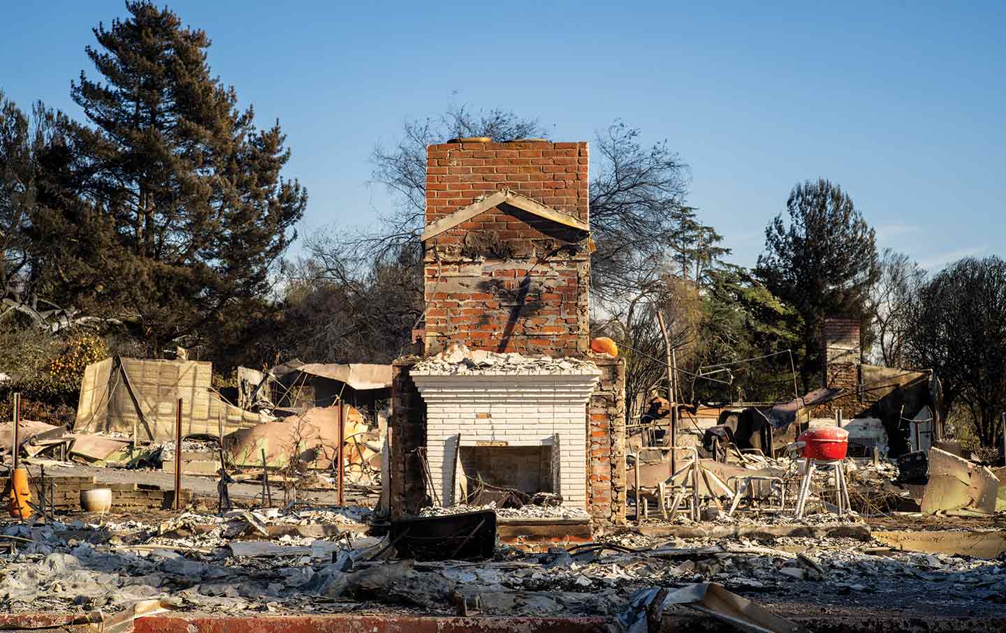 Altadena, California, after the January 2025 fires.