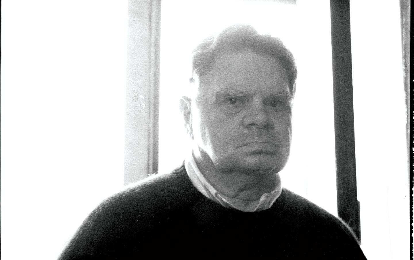 James Schuyler in New York City, 1988.