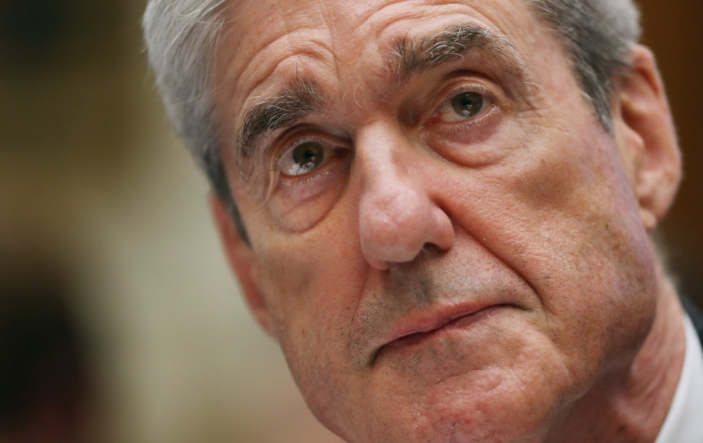 Former special counsel Robert Mueller testifies before the House Intelligence Committee about his report on Russian interference in the 2016 presidential election, in the Rayburn House Office Building July 24, 2019, in Washington, DC.