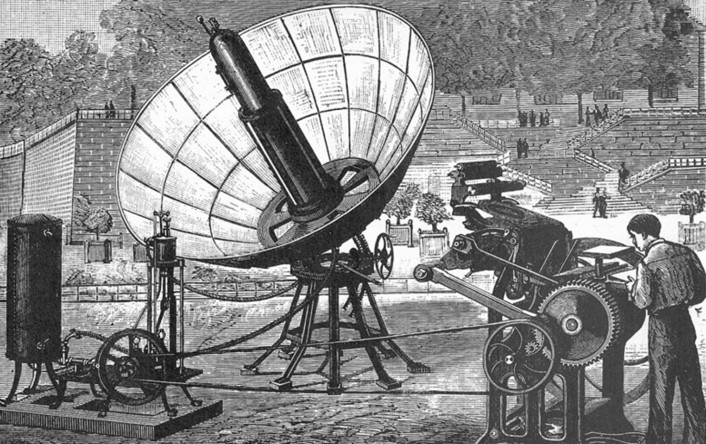 Solar Power Is on the Rise? We Suggested Harnessing the Sun’s Heat Back in 1866