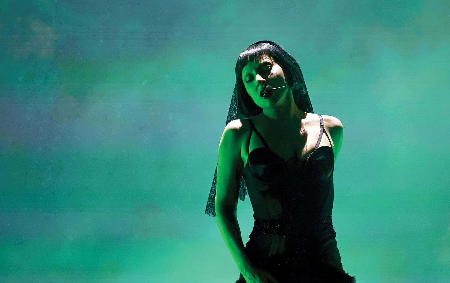 Lady Gaga performing this spring.