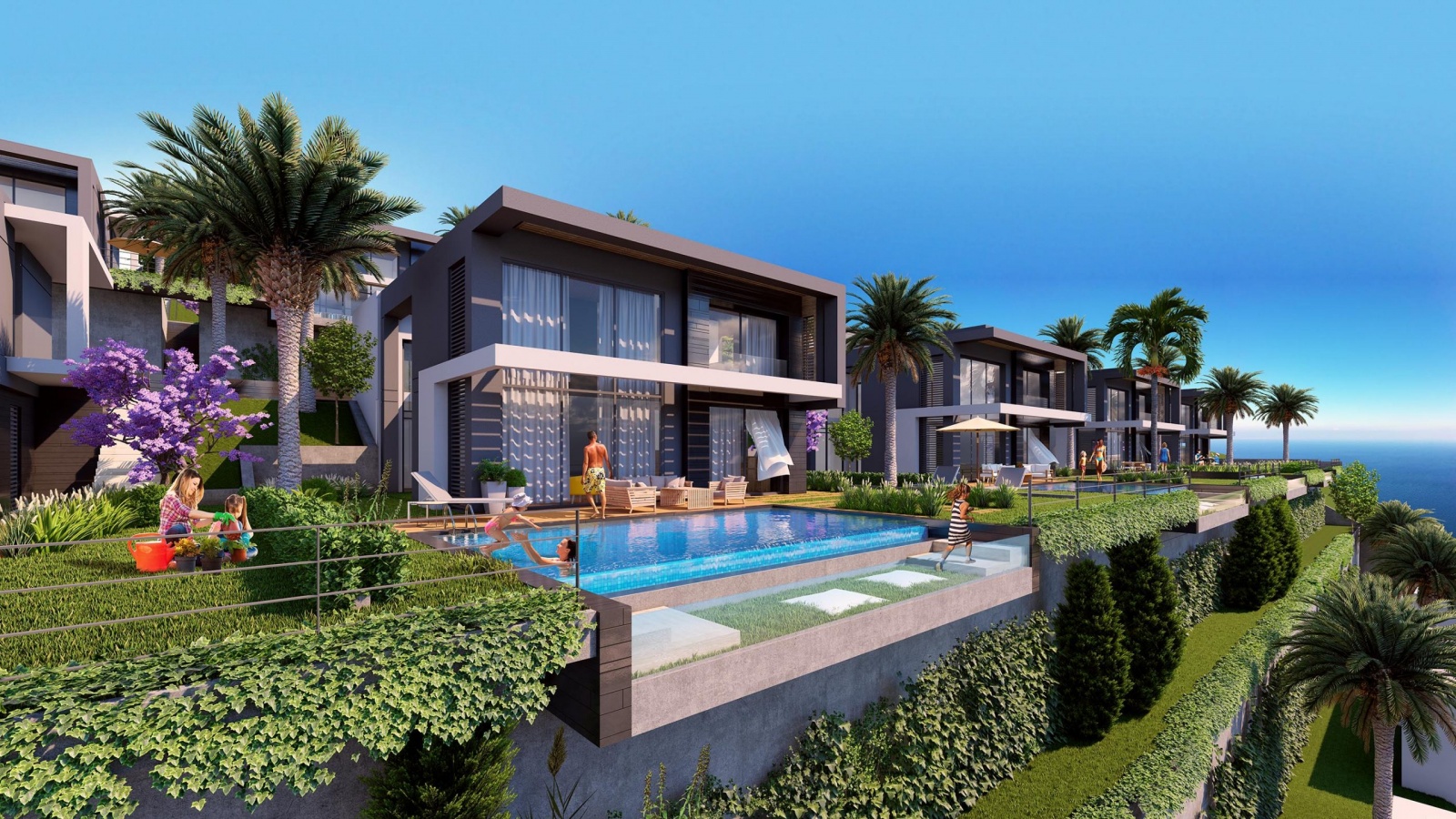 Duplex Luxury Villas With Sea Views Private Pool 5 Bedroom Configurations Available